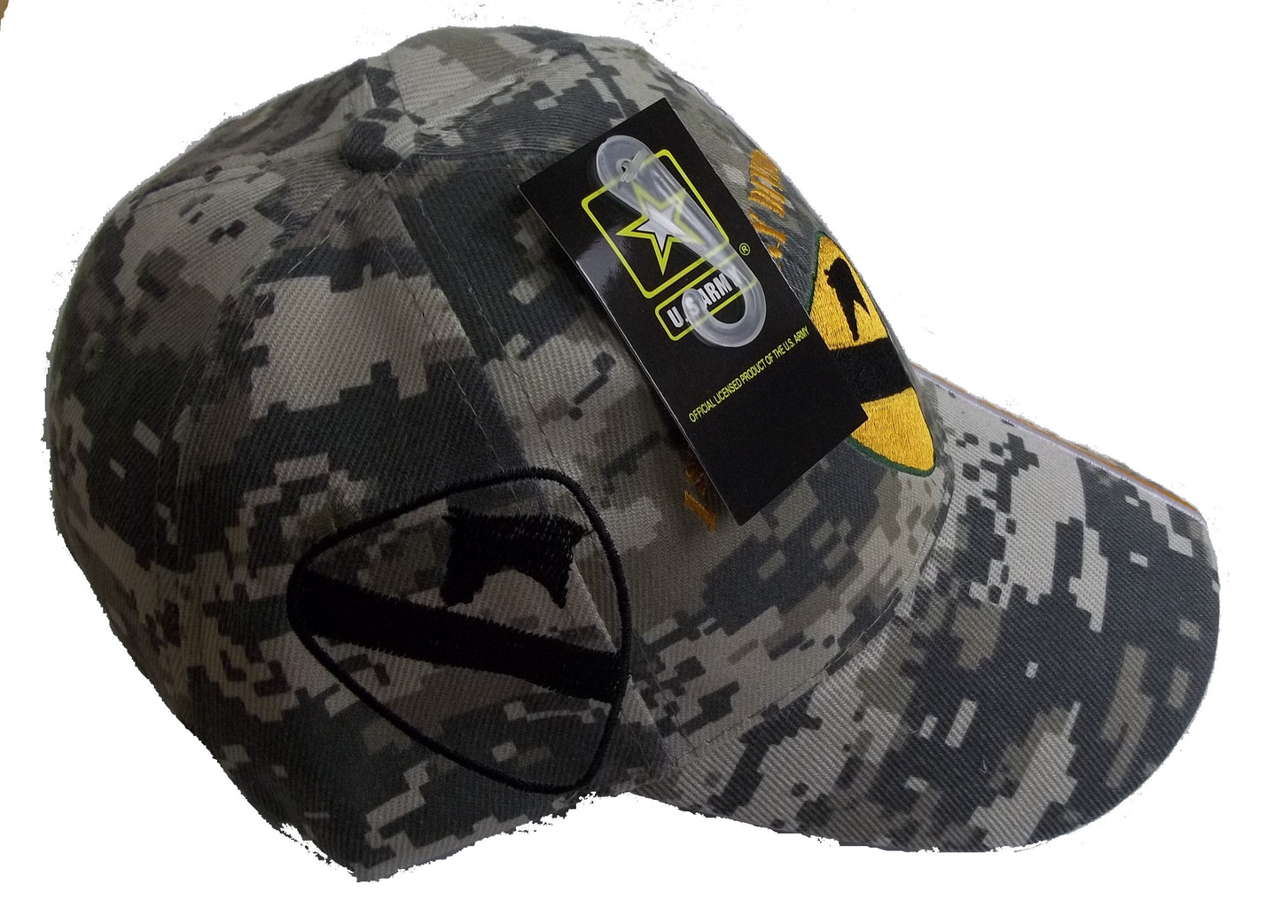 CrazyCoolBuys 1St Cavalry Division Camo First Team Baseball Embroidered Hat Usa Army Cap
