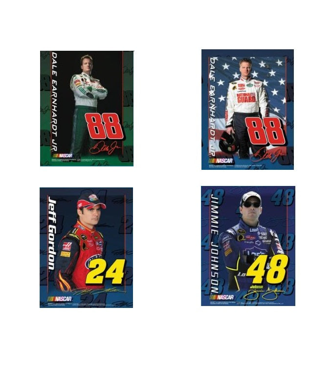 CrazyCoolBuys 4Pc 17X22 Nascar Speed Poster Set Dale Earnhardt Jeff Gordon Jimmie Johnson