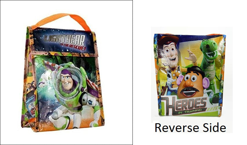 CrazyCoolBuys Disney Toy Story Insulated Lunch Bag Woody Buzz Kids Sack Box Picnic School
