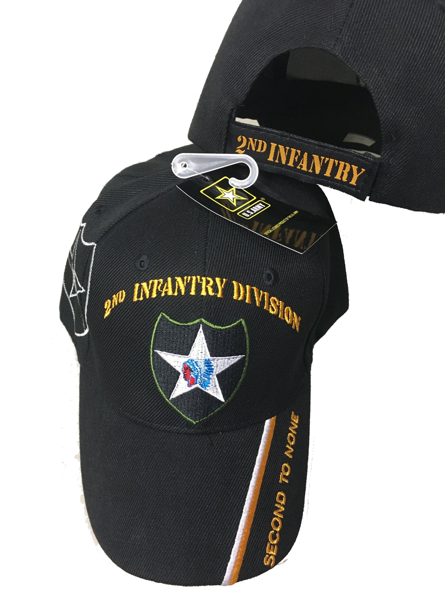 CrazyCoolBuys 2Nd Infantry Division Baseball Style Embroidered Hat Second None Army Cap