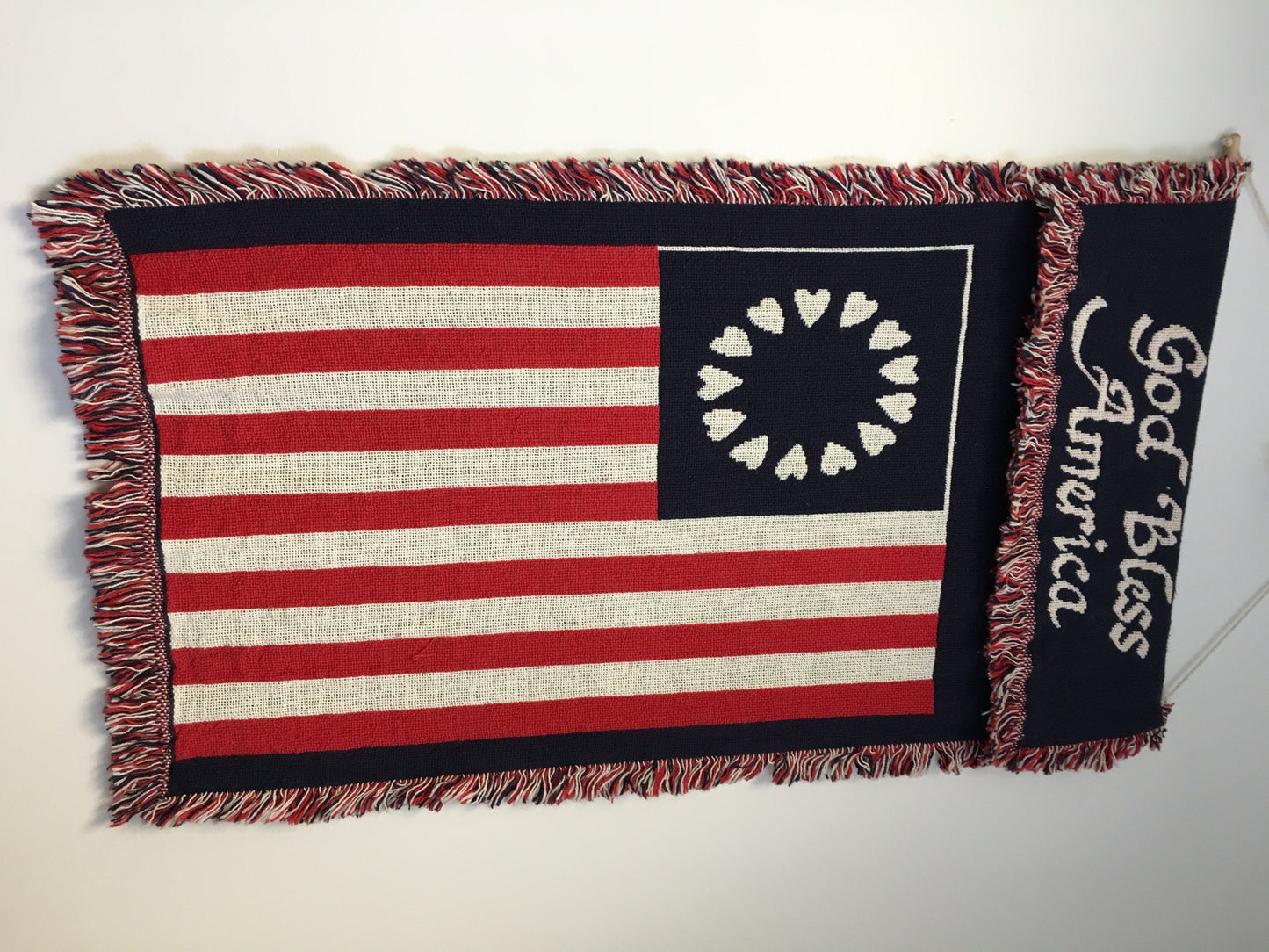 CrazyCoolBuys 36" Betsy Ross Usa God Bless America Flag Tapestry Wall Hanging Carpet Rug