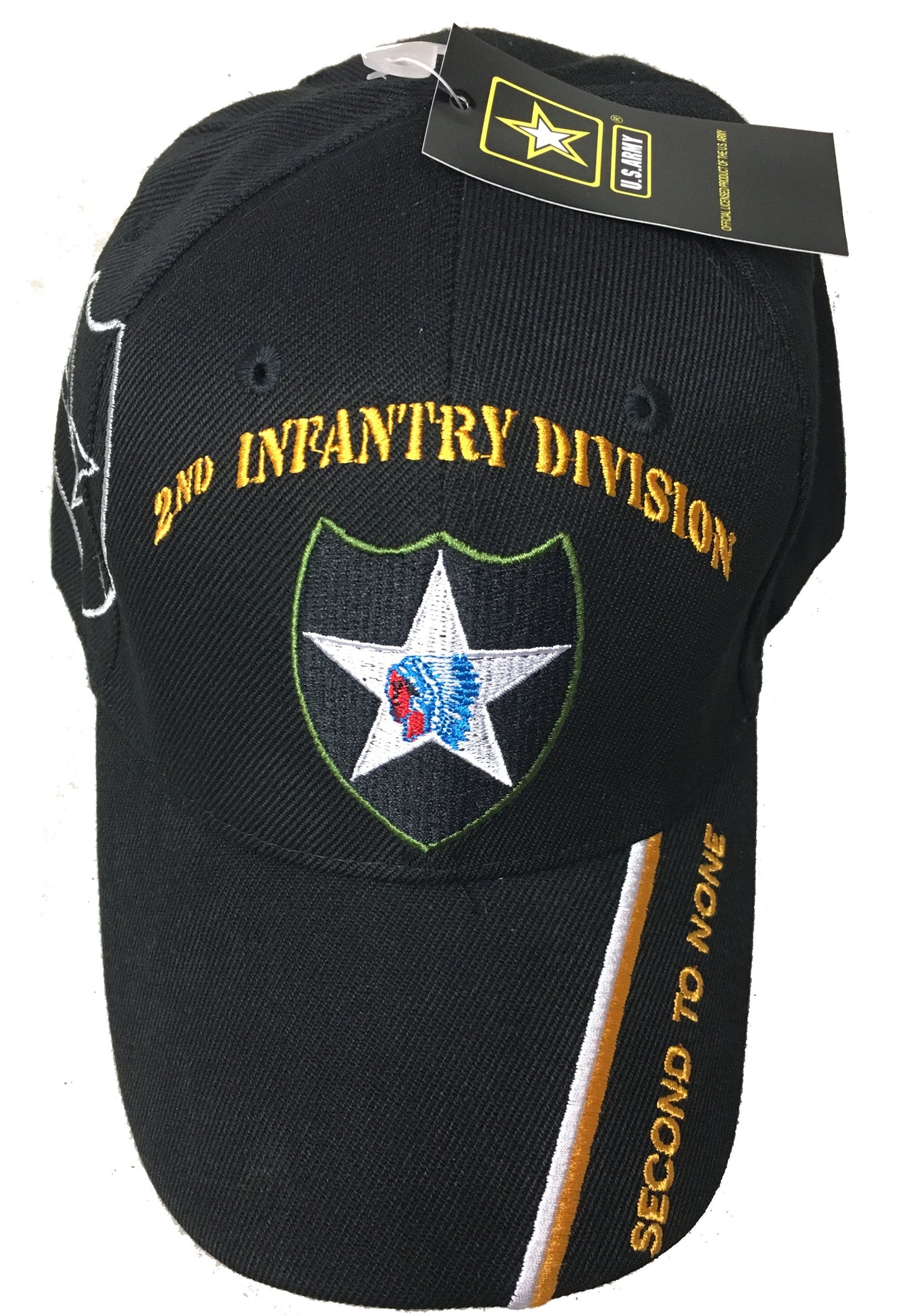 CrazyCoolBuys 2Nd Infantry Division Baseball Style Embroidered Hat Second None Army Cap