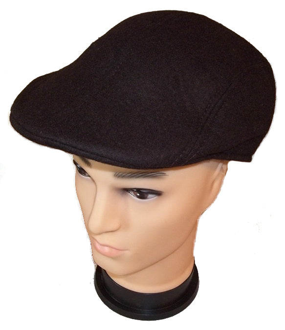 CrazyCoolBuys Charcoal, Navy, Brown Or Grey Wool Style Beret Ivy Newsboy Dress Hat Gangster Vintage Cap