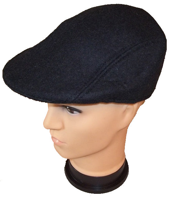 CrazyCoolBuys Charcoal, Navy, Brown Or Grey Wool Style Beret Ivy Newsboy Dress Hat Gangster Vintage Cap