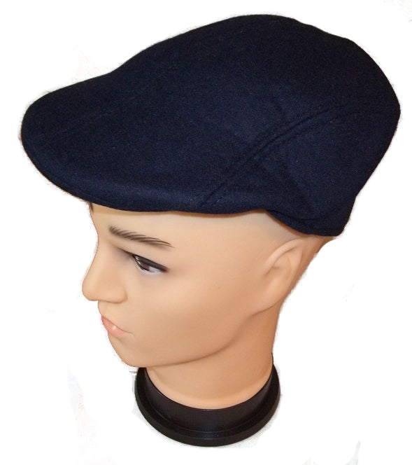 CrazyCoolBuys Charcoal, Navy, Brown Or Grey Wool Style Beret Ivy Newsboy Dress Hat Gangster Vintage Cap