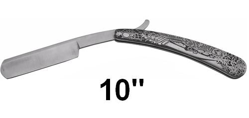 CrazyCoolBuys 10" Pirate Style Fantasy Straght Razor Caribbean Jack Sparrow
