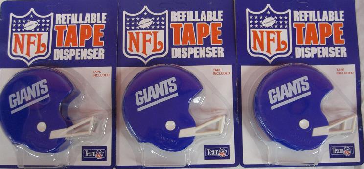 CrazyCoolBuys 3 Pack Nfl Tape Dispenser Helmets