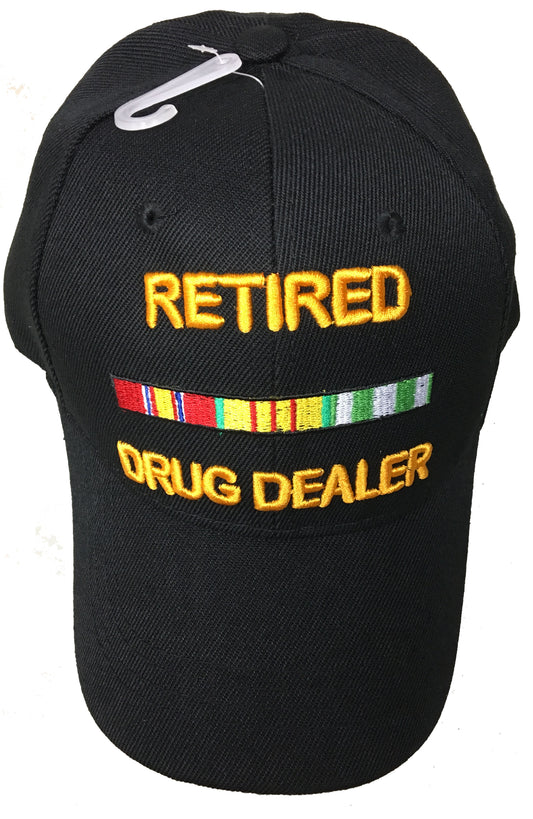 RETIRED DRUG DEALER BASEBALL STYLE EMBROIDERED HAT funny novelty ball cap