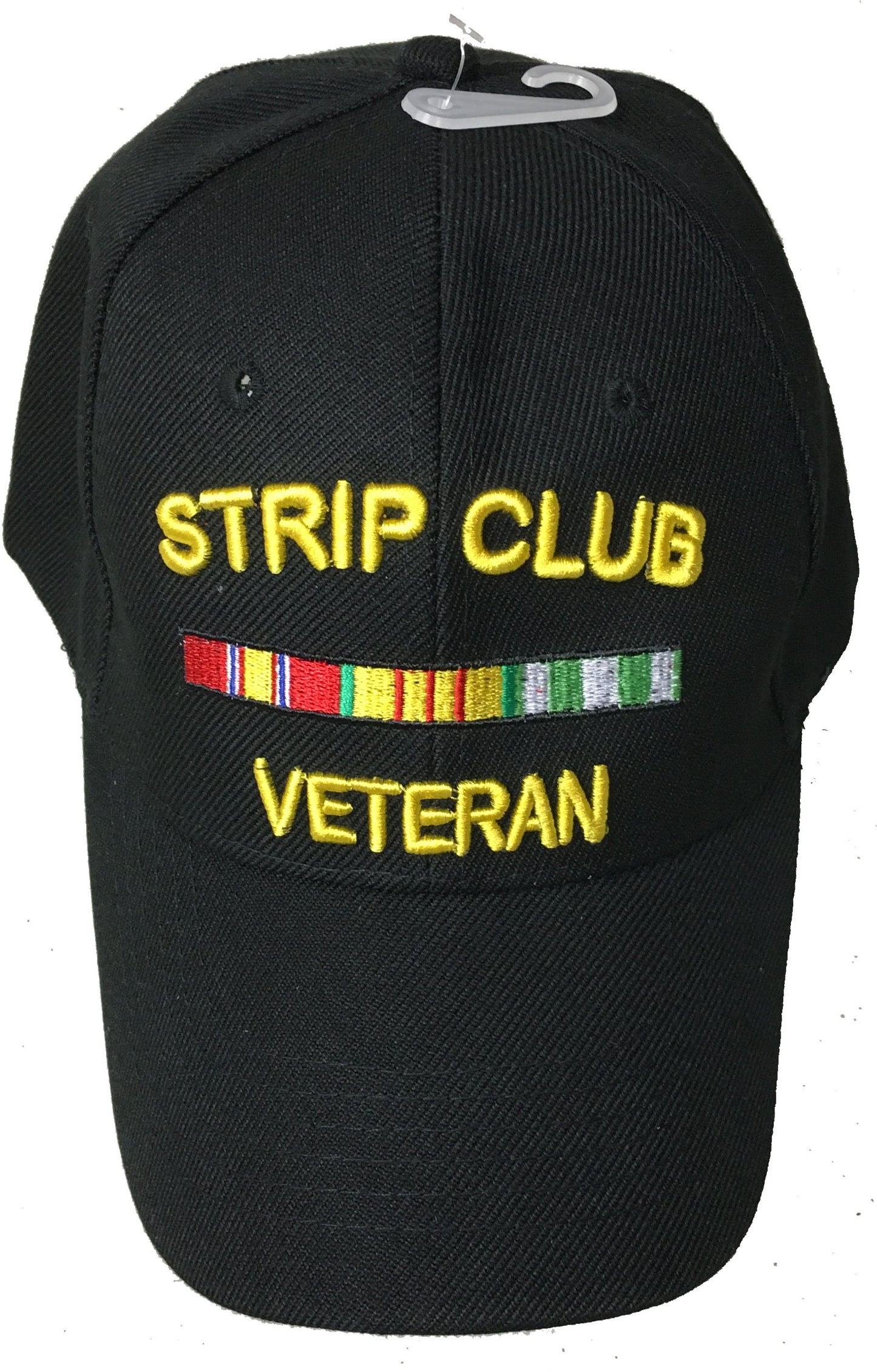 CrazyCoolBuys Strip Club Veteran Baseball Style Embroidered Hat Funny Novelty Baseball Cap