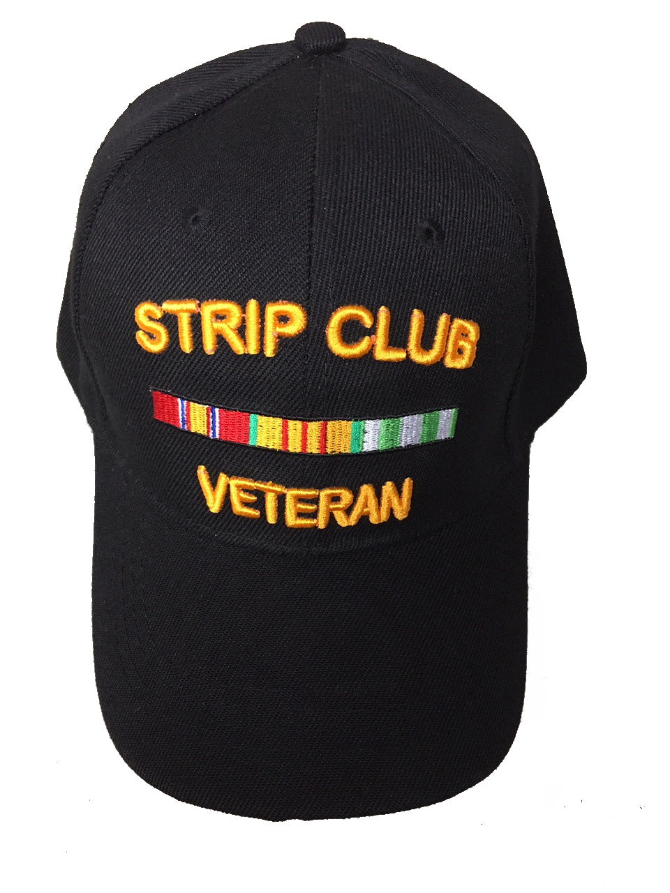 CrazyCoolBuys Strip Club Veteran Baseball Style Embroidered Hat Funny Novelty Baseball Cap