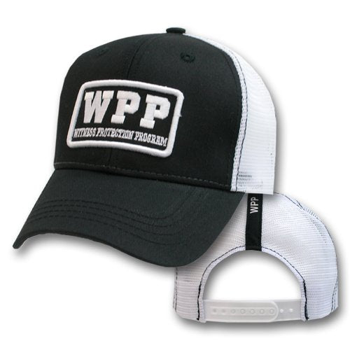 CrazyCoolBuys Wpp Witness Protection Program Mesh Trucker Cap Baseball Hat