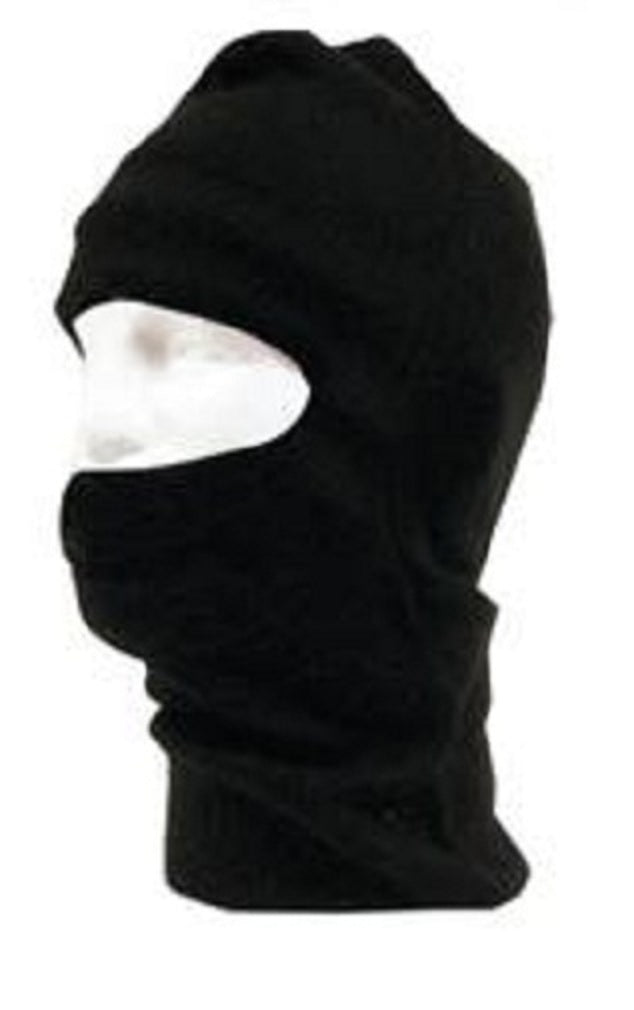 CrazyCoolBuys Black Knit One Hole Balaclava Winter Face Ski Mask