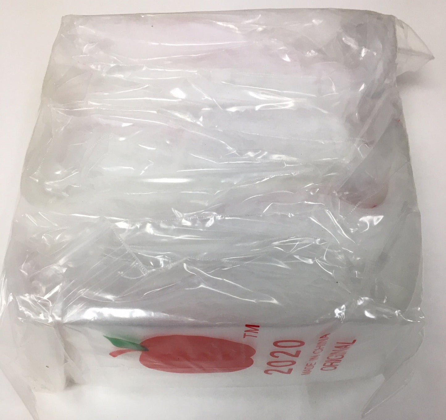 CrazyCoolBuys 1000 Pack Apple Brand Clear 2Mil Zip lock Bags 1,000 Baggies Resealable Plastic