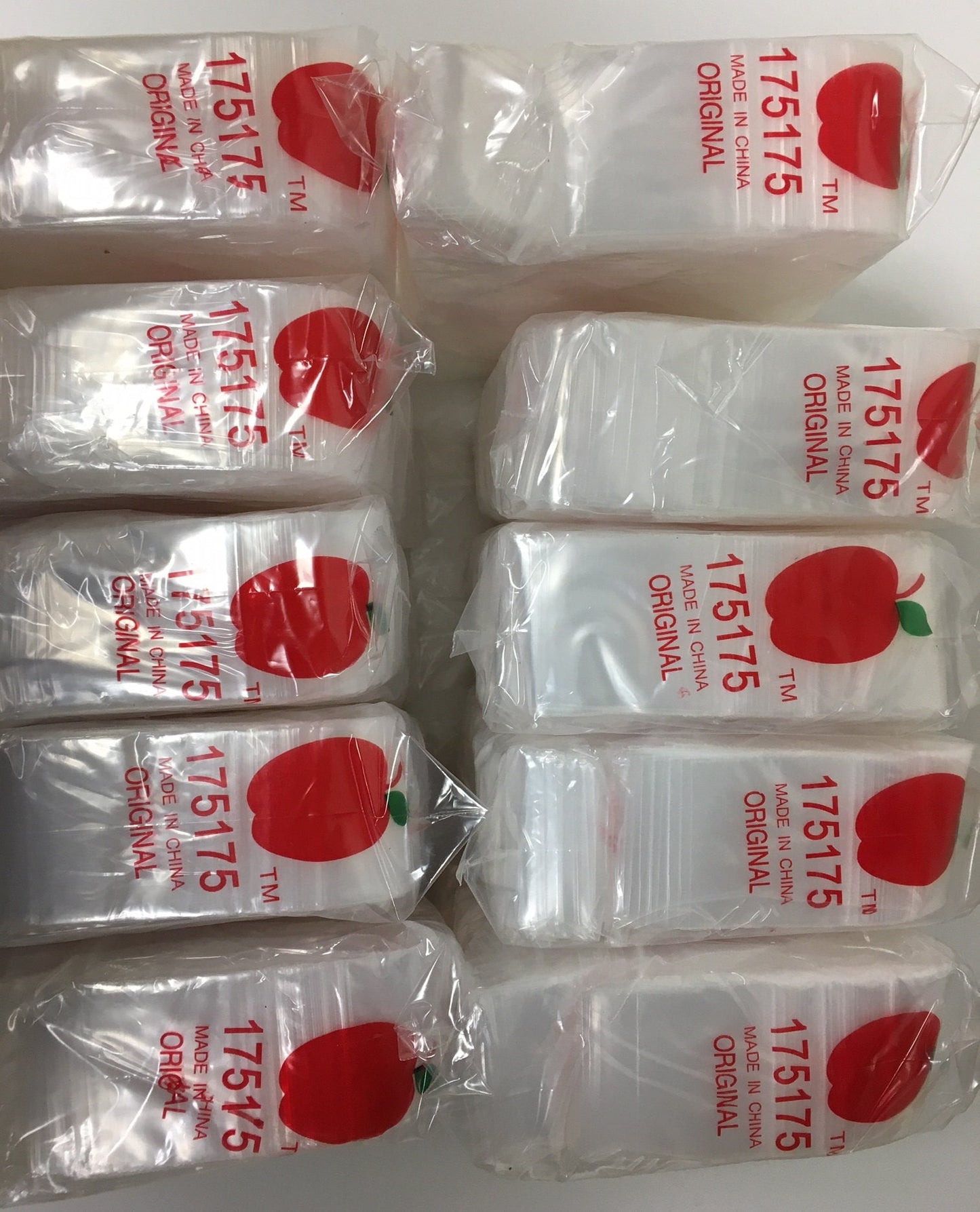 CrazyCoolBuys 10000 Pack Apple Brand Clear 2Mil Zip lock Bags 10,000 Baggies Resealable Plastic