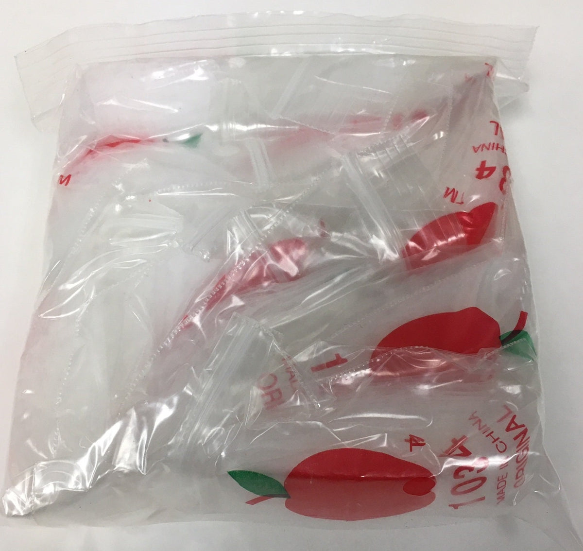 1000 Pack Apple Brand CLEAR 2mil ZIPLOCK BAGS 1,000 baggies resealable