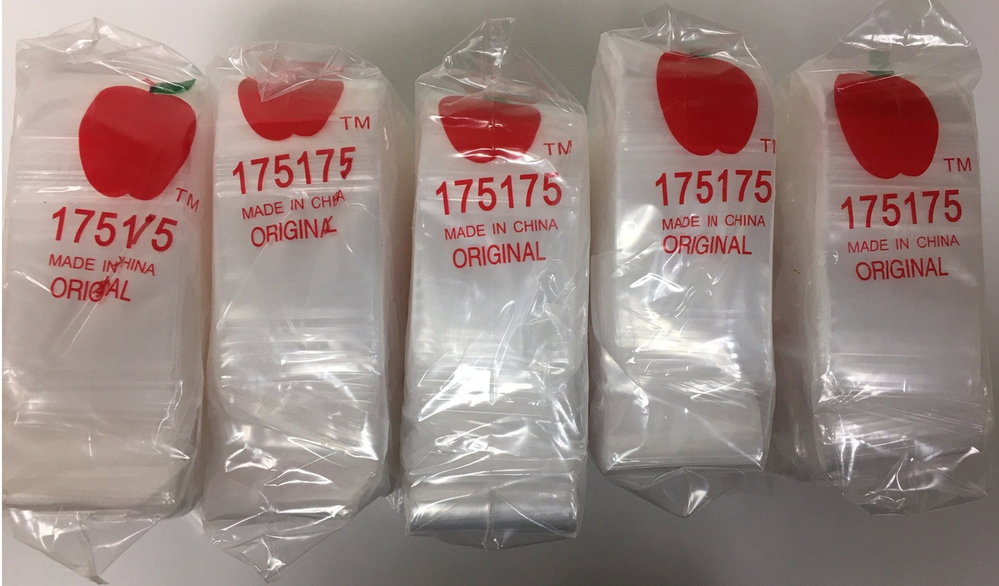 CrazyCoolBuys 5000 Pack Apple Brand Clear 2Mil Zip lock Bags 5,000 Baggies Resealable Plastic