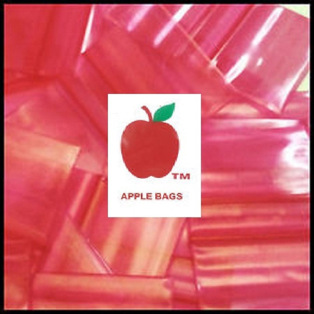 CrazyCoolBuys 5000 Pack Apple Brand Red 2Mil Zip lock Bags 5,000 Baggies Resealable Plastic