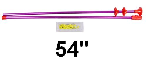 54" 40 cal METTALIC PURPLE PAINTBALL BLOWGUN & DARTGUN needle spike gun blow