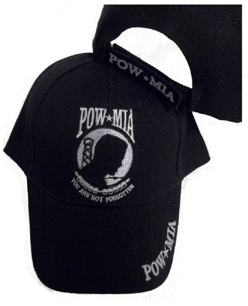 POW MIA EMBROIDERED HAT prisoner of war missing in action ball cap