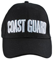 COAST GUARD EMBROIDERED ADJUSTABLE HAT ball cap