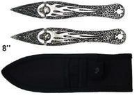 SKULL FANTASY THROWING KNIFE SET new throwers knives