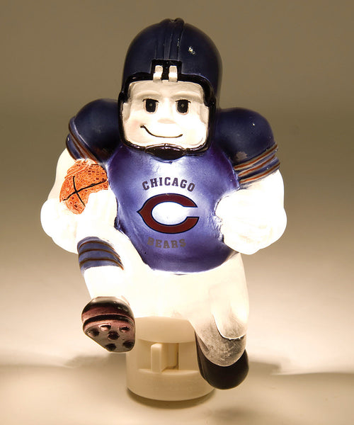 NFL OFFICIALLY LICENSED CHICAGO BEARS FOOTBALL PLAYER NIGHT LIGHT nite cool