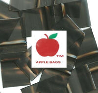 5000 Pack Apple Brand BLACK 2mil ZIPLOCK BAGS 5,000 baggies resealable plastic